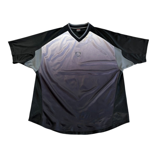 Vintage Center Logo Nike T-Shirt Black-White Fade (XL)