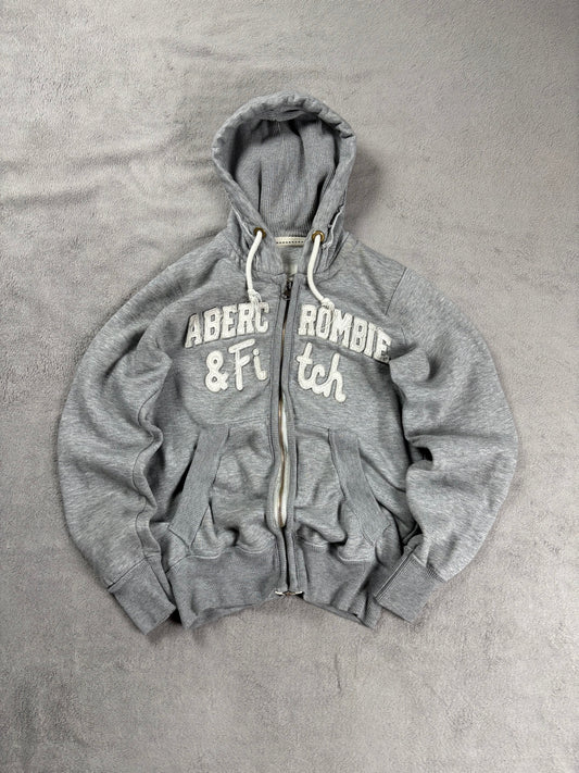 2000s Abercrombie & Fitch Men’s Embroidered Zipper (S)