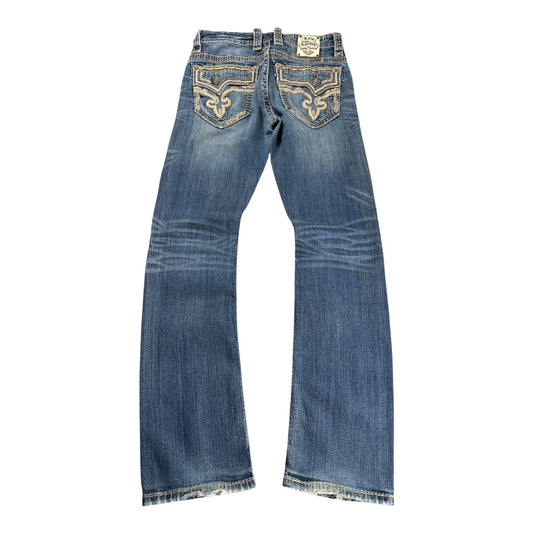 Vintage Rock Revival Washed Jeans Moscow Straight (30)