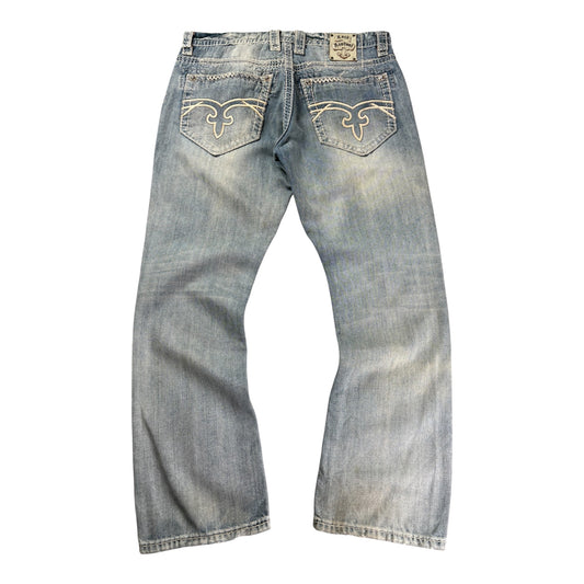 Vintage Rock Revival Jeans Aldean Slim-Straight (34)